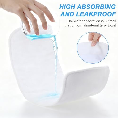 4-layer adult cloth diaper insert dimensions display