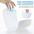 4-layer adult cloth diaper insert dimensions display