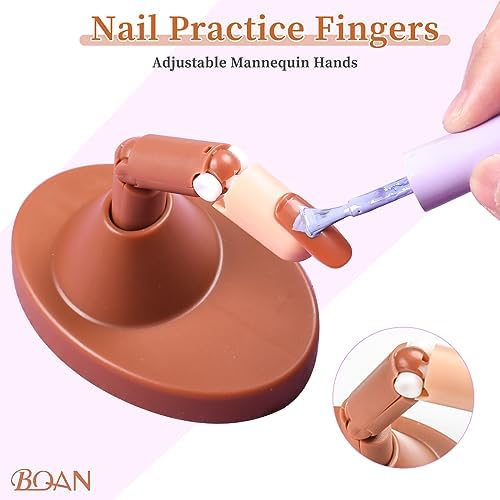 Adjustable joints on BQAN nail training hand model