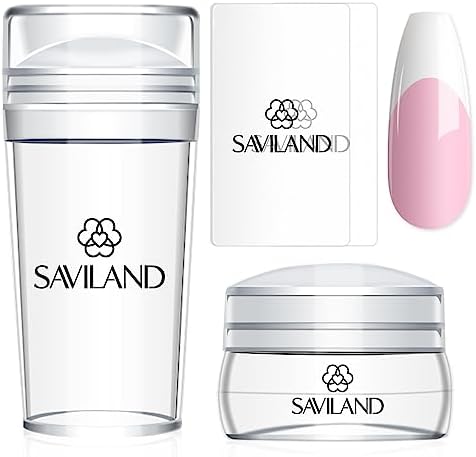 Saviland French Tip Nail Stamp 4 piece kit front view