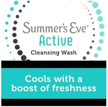 Back of Summer's Eve Active pack showing ingredients and gynecologist-tested certification.