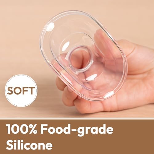 NCVI single hand held breast pump with ergonomic handle and soft silicone massage pad