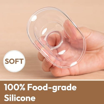 NCVI single hand held breast pump with ergonomic handle and soft silicone massage pad