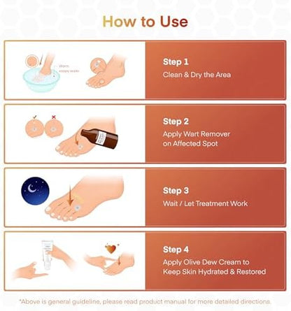 SupreH professional wart freeze off treatment for men and women imported from USA.