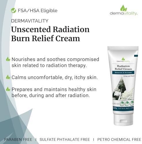 Organic aloe and calendula cream for cooling radiation burn relief and hydration.