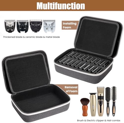 Noverlife ethylene vinyl acetate hard storage case illustrating the durable double zipper closure system.