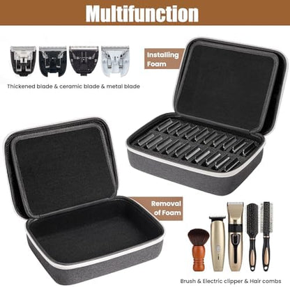 Noverlife ethylene vinyl acetate hard storage case illustrating the durable double zipper closure system.