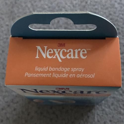 Transparent waterproof liquid bandage shield applied on skin