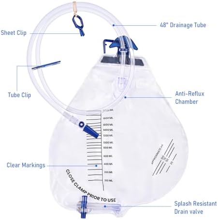 48 inch kink-resistant tubing for Dokibi drainage bag