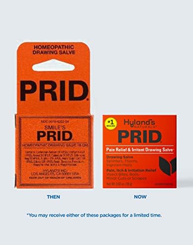Hyland's PRID ointment tube for drawing out splinters and ingrown hairs