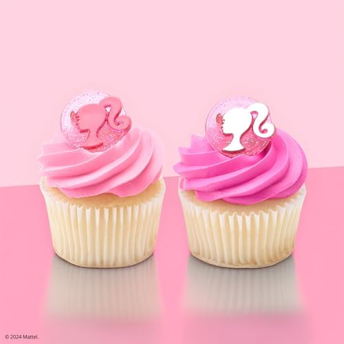 Official DecoPac Barbie ring toppers for muffins