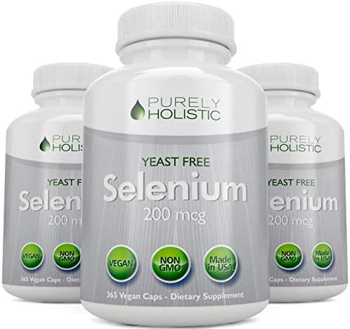 Purely Holistic non-GMO selenium trace mineral capsules for immune defense