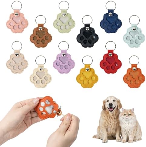 Close up of Bifeaw leather fur memory charm for pet owners