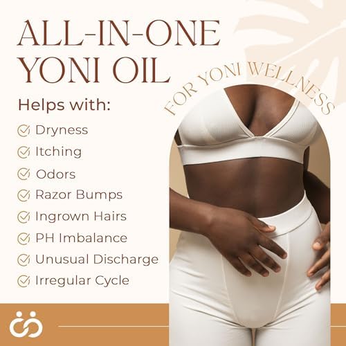 USA imported natural yoni oil for intimate wellness and skin hydration.