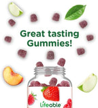 Lifeable 90 count vitamin E gummies lifestyle container shot