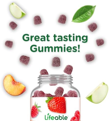 Lifeable 90 count vitamin E gummies lifestyle container shot
