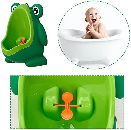 Detachable bowl feature of the Anyumocz frog toddler urinal