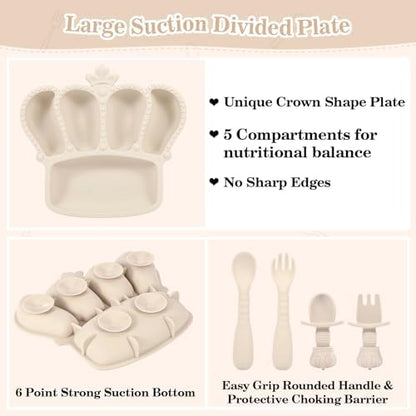 Bxll silicone baby bib with catch pocket