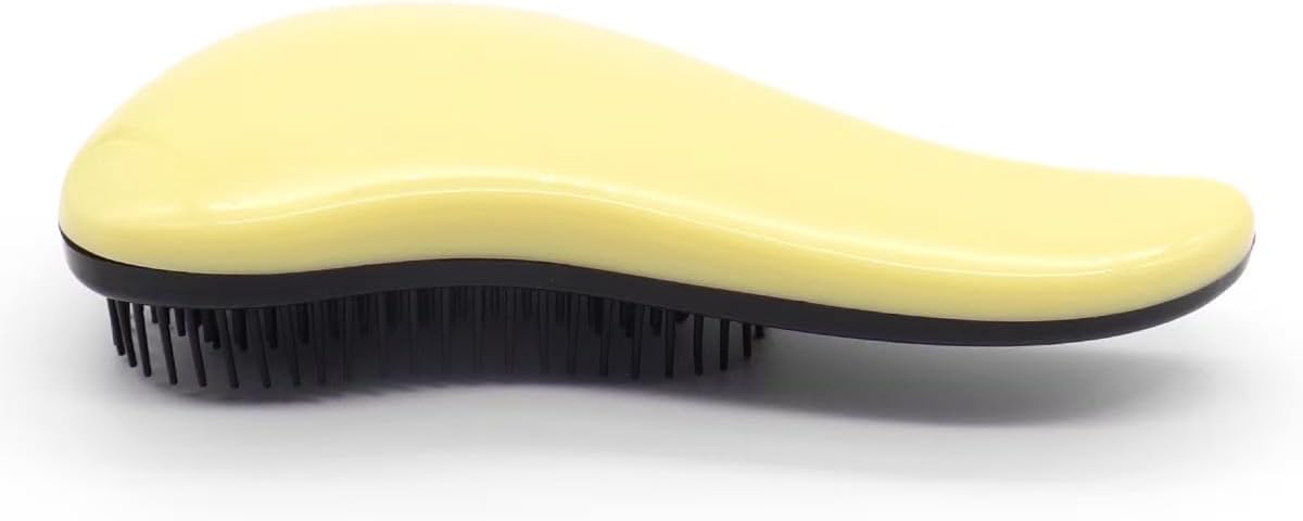 Yolev puppy comb for small dogs front view pink grooming brush for daily detangling