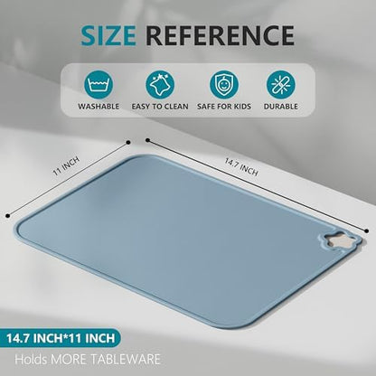 Login Life non slip toddler table mats rolled up for travel convenience