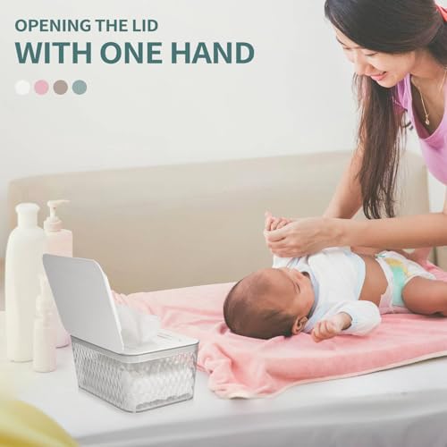 Whiidoom wipes dispenser showing silicone seal
