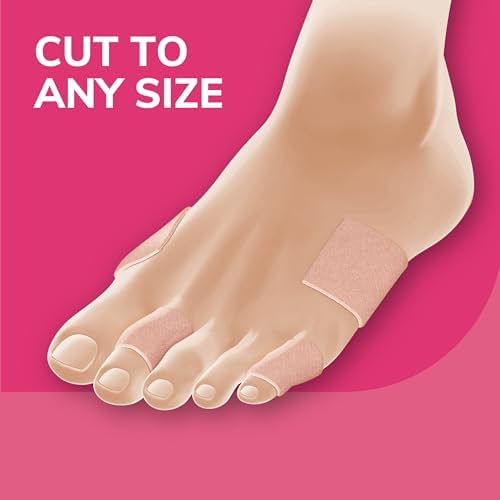 Dr. Scholl's foot care padding strips showing adhesive backing