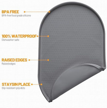 Hubulk Dog Bowl Mats Non-Slip Surface
