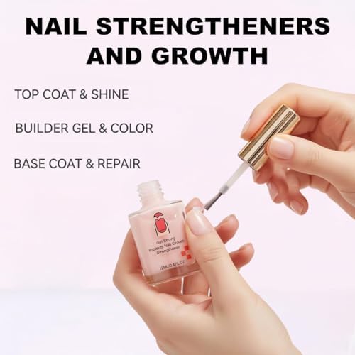 Fast drying nail growth treatment texture