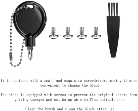 Close up of Aijaly stainless steel hair trimmer blades