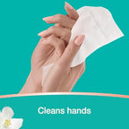Pampers full body versatile cleaning wipes display showing premium imported packaging