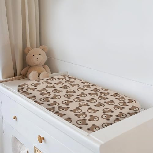 ZoUbqchY soft polyester changing table mat cover flat lay