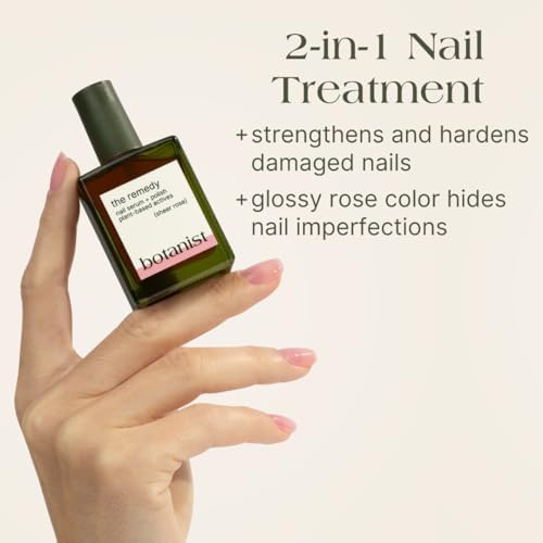 Close up of Botanist The Remedy nail treatment packaging