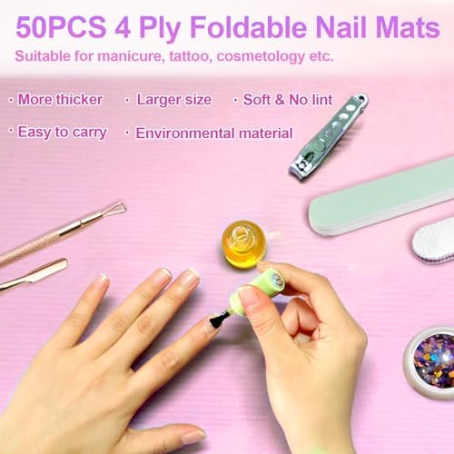 Professional nail art accessory mat 13 by 18 inch