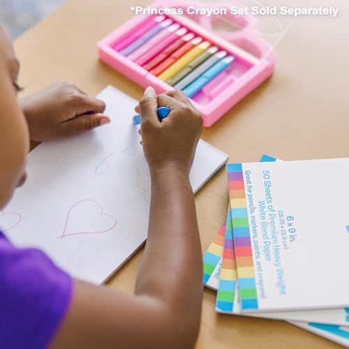 Melissa & Doug Doodle Paper Pad set showing clean tear-out premium heavyweight white bond pages