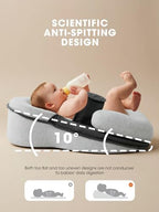 Kaatnii feeding support pillow with safety strap feature