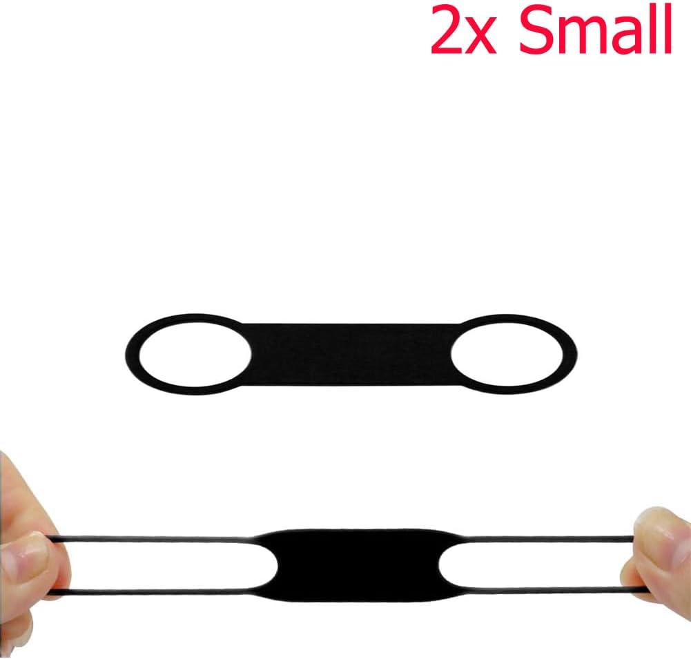Premium non-toxic black silicone pet ID band replacement kit on a white background.