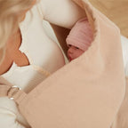 Adjustable neck strap detail on PPOGOO nursing cover
