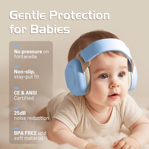 Ezarc noise cancelling headphones for toddlers side profile
