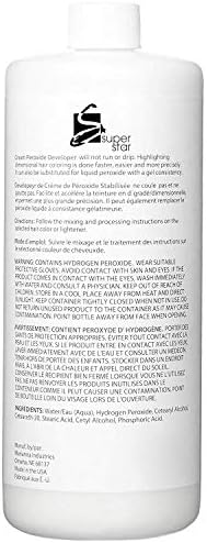 Professional salon grade Super Star 20V hair color developer bottle