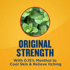 Talc-free foot powder bottle for moisture and wetness protection.