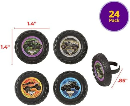 Authentic Monster Jam party favors and cake toppers
