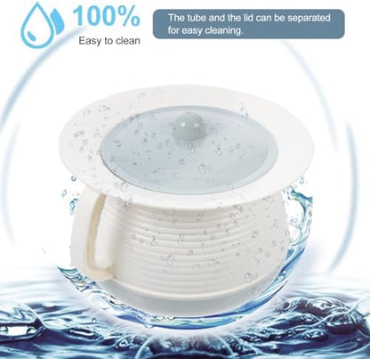 Durable bedside urinal bucket for elderly patients