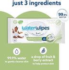 WaterWipes Sensitive+ Baby & Toddler Wipes, 3-In-1 Cleans, Cares, Protects, 99.9% Water, Textured Clean, Unscented & Hypoallergenic, 720 Count (12 Packs) - Image 5