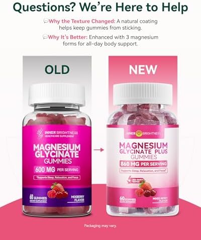Inner Brightness Sugar Free Magnesium supplement nutrition facts label view