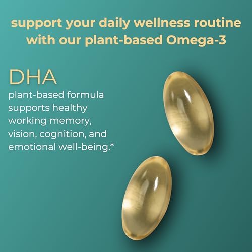 Iwi unflavored plant based DHA softgels clear packaging details