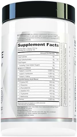 Cutler Nutrition Generate 30 servings container back view