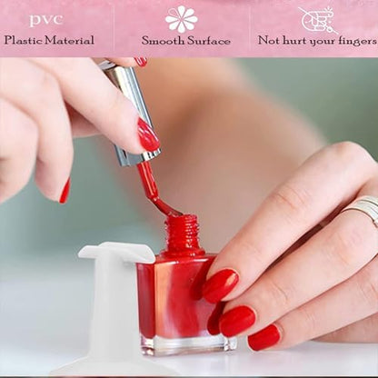 Durable plastic nail finger rest stand for acrylic and gel nails