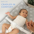 Jool Baby changing pad showing washable bamboo fiber cover
