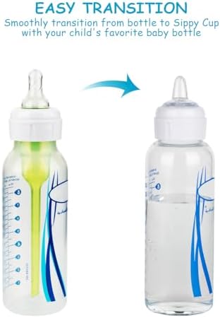 Close up angle of the one hundred percent silicone replacement nipple for narrow bottles.