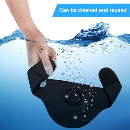 FSUHHIAD athletic ostomy wrap on user showing discreet profile under clothing